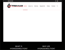 Tablet Screenshot of premiumhydrosolutions.com